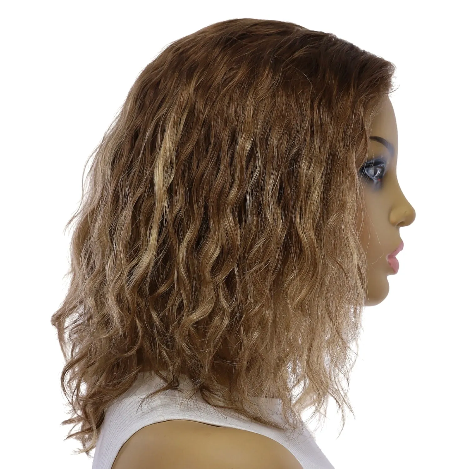 12" Divine Lace Top Topper Light Brown Babylight Wavy