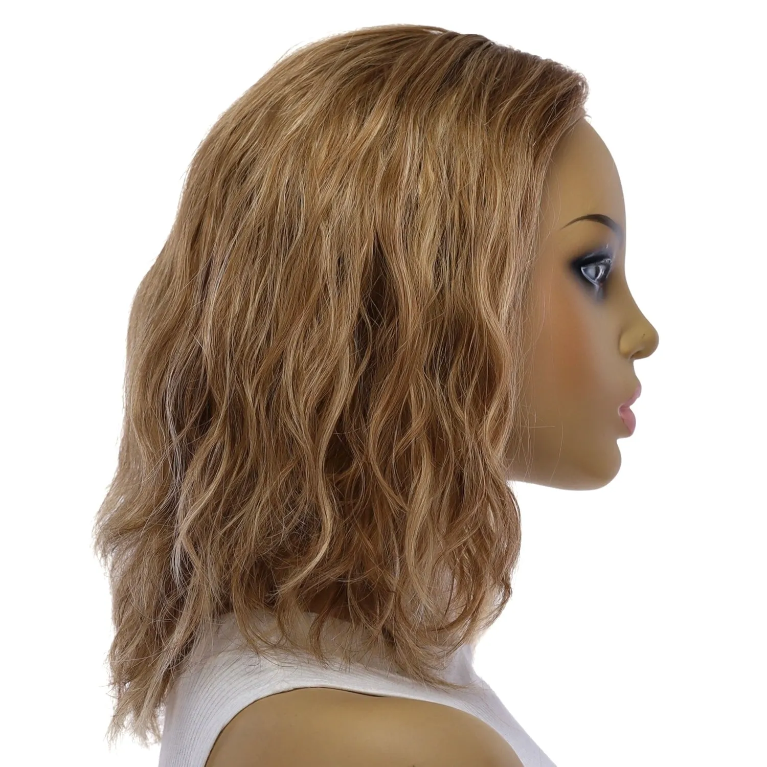 12" Divine Lace Top Topper Medium Blonde Wavy