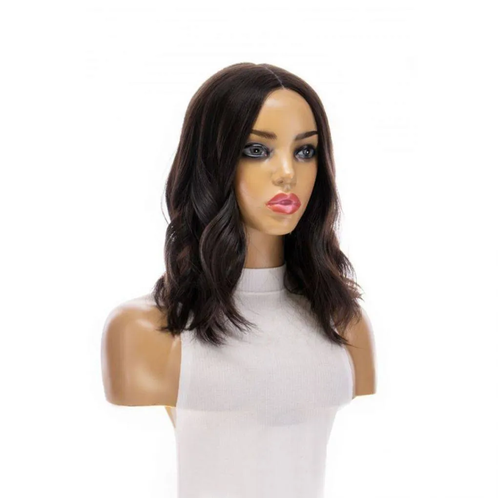 16" Divine Luxe Lace Top Topper #1B Black