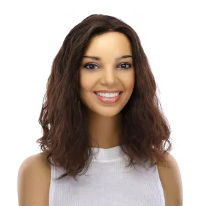 16" Divine Luxe Lace Top Topper #4 Dark Brown Wavy