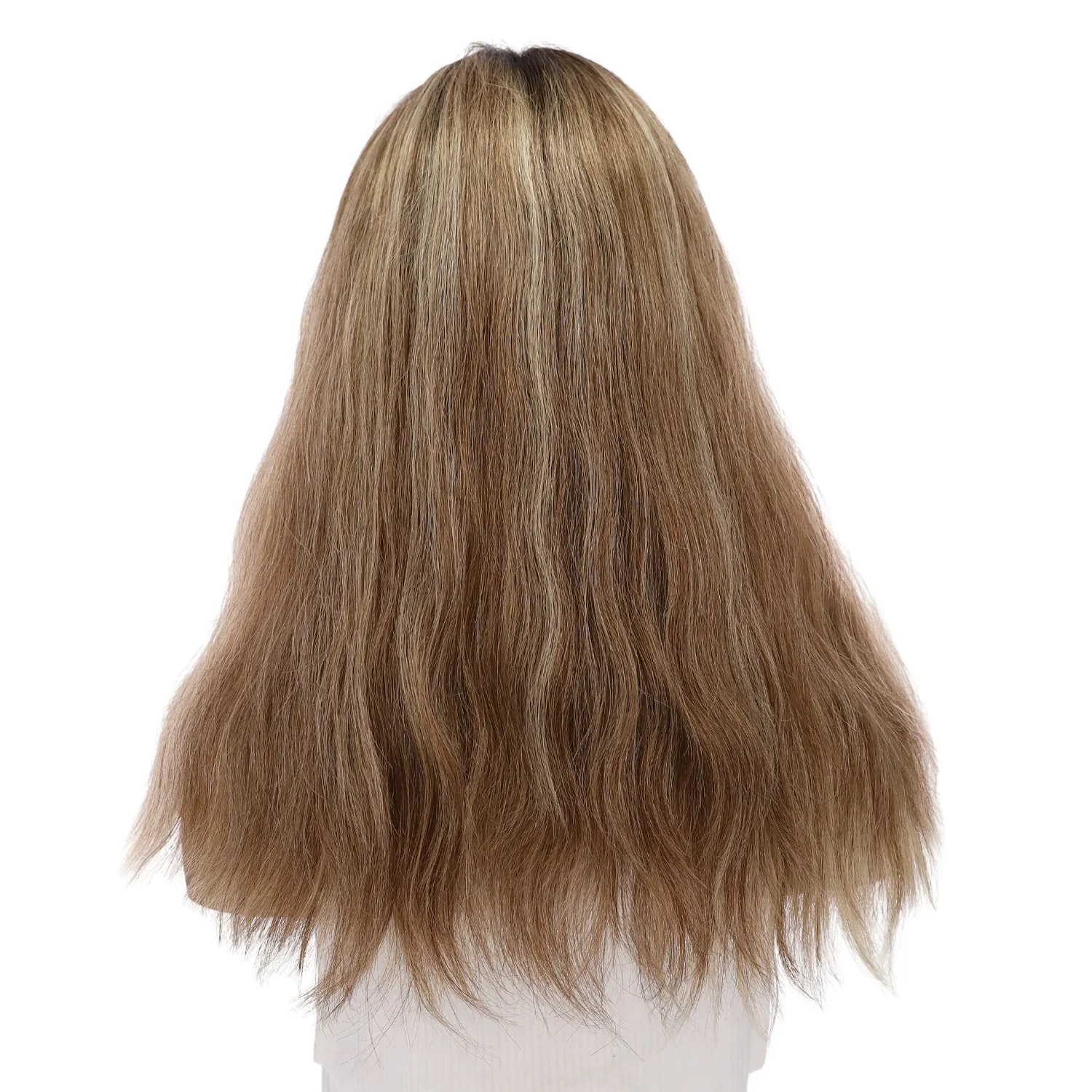 20" Divine Lace Top Topper Ashy Blonde w/ Highlights Wavy