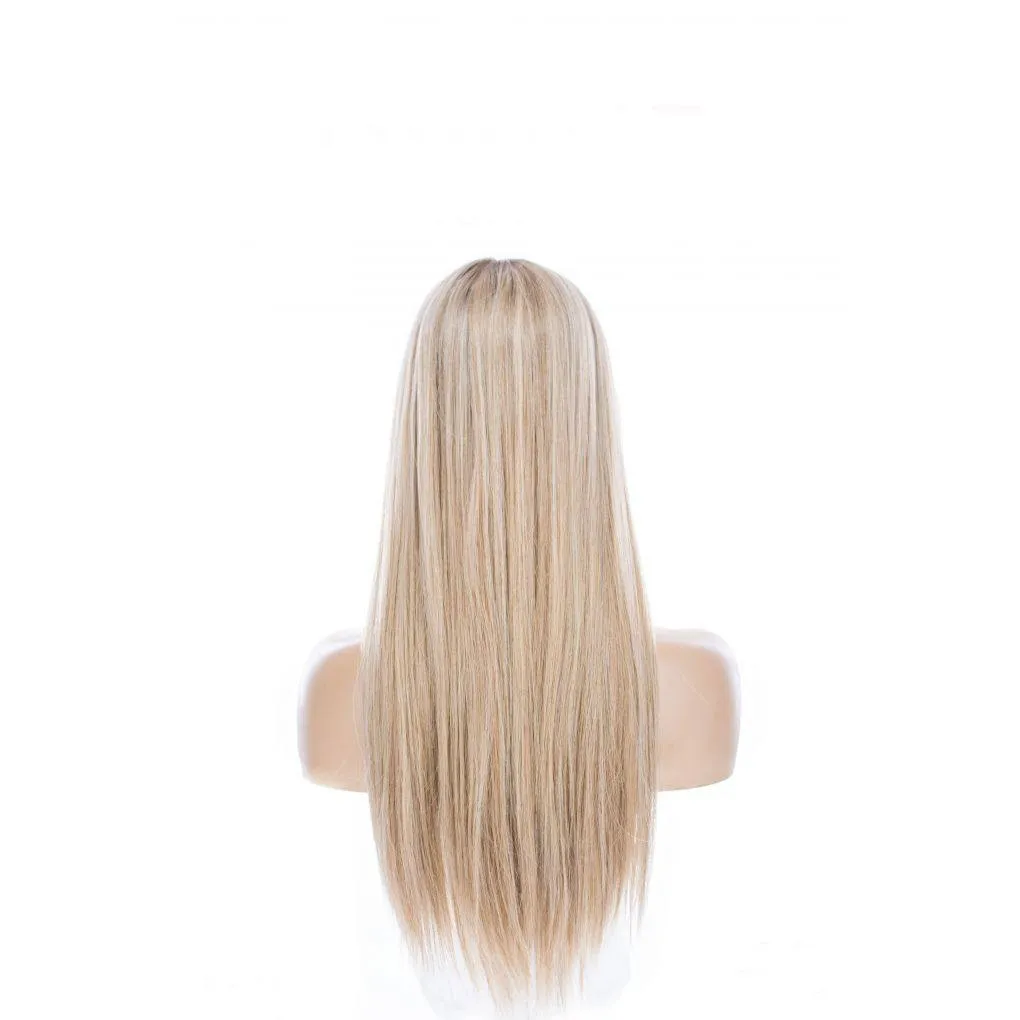 24" Divine Lace Top Topper Ash Blonde