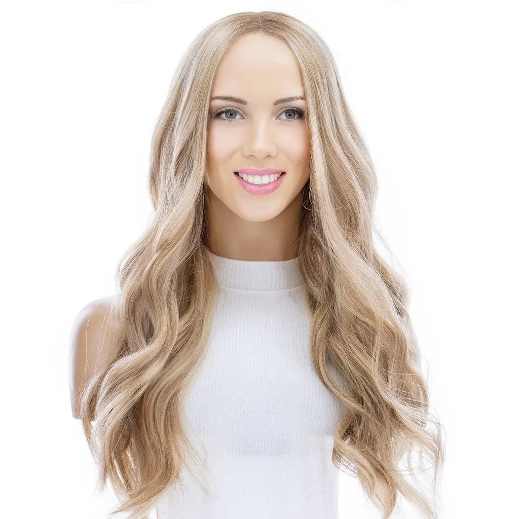 24" Divine Lace Top Topper Ash Blonde