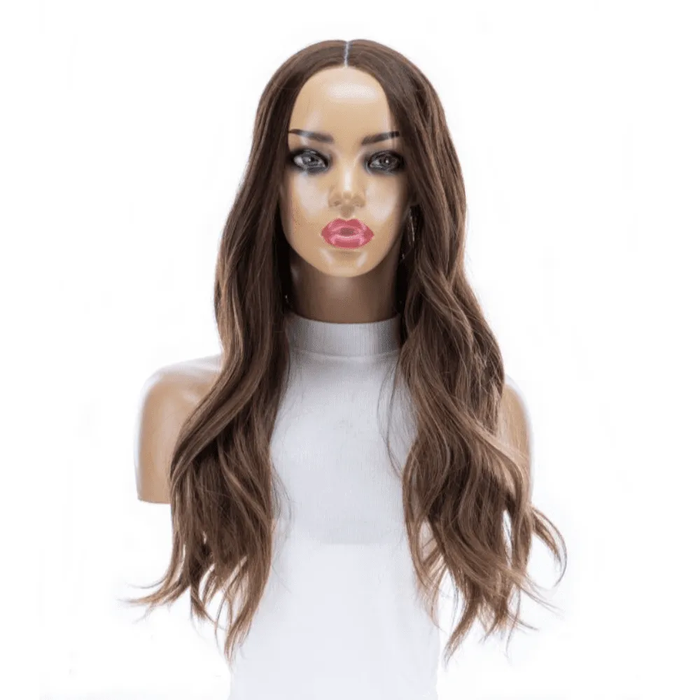 24" Divine Lace Top Topper Medium Brown Balayage