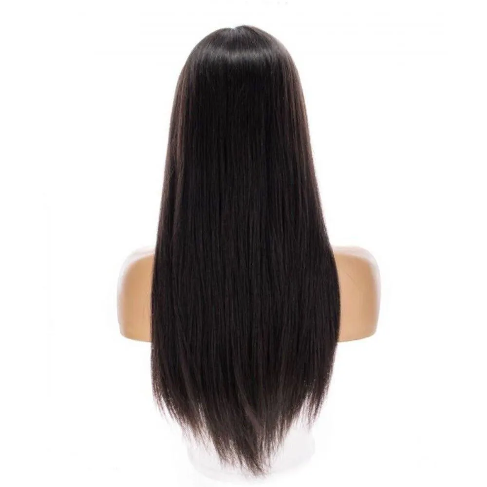 24" Divine Lace Top Topper Natural Black