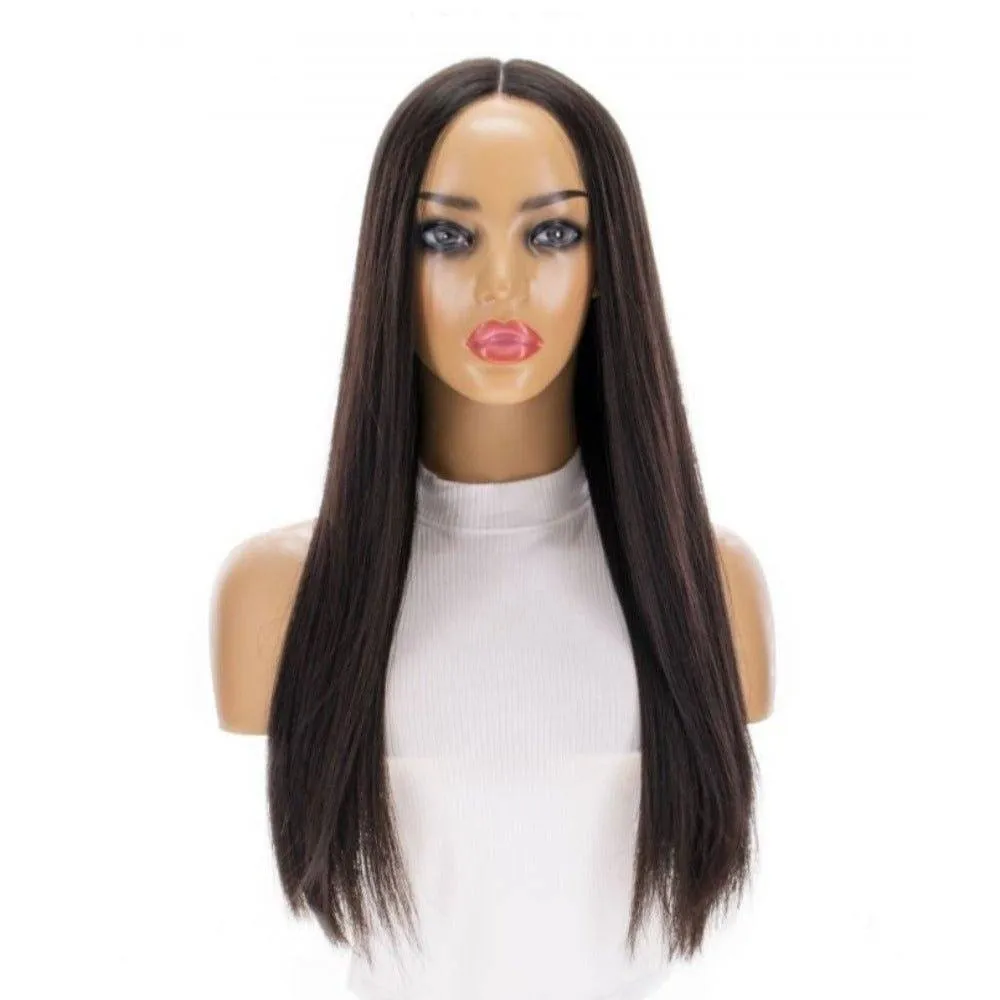 24" Divine Lace Top Topper Natural Black