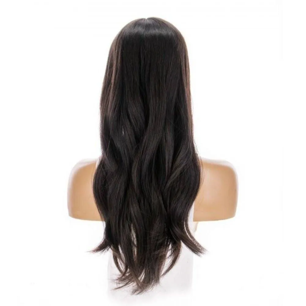 24" Divine Lace Top Topper Natural Black