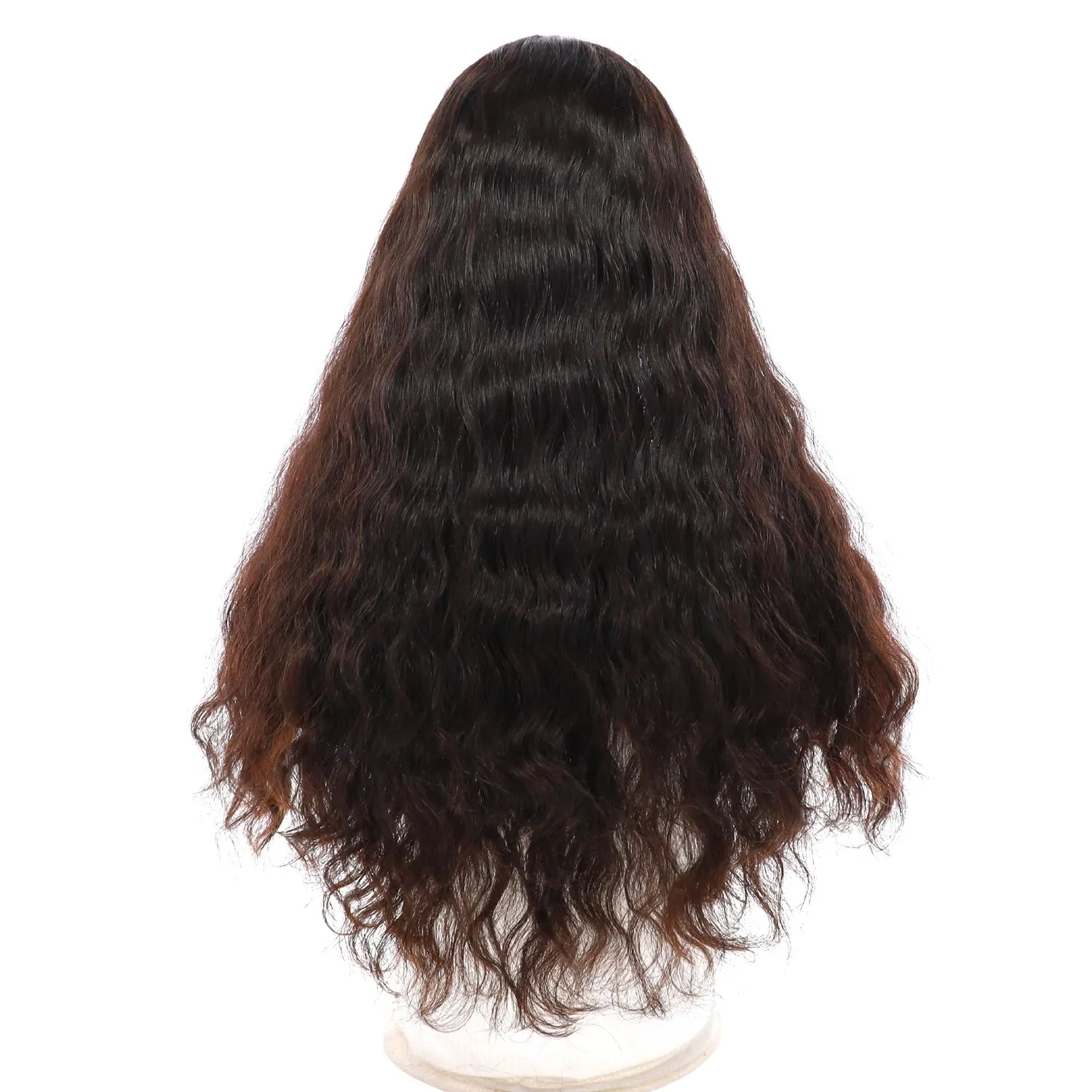 24" Divine Lace Top Topper Soft Black Wavy