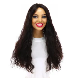24" Divine Lace Top Topper Soft Black Wavy