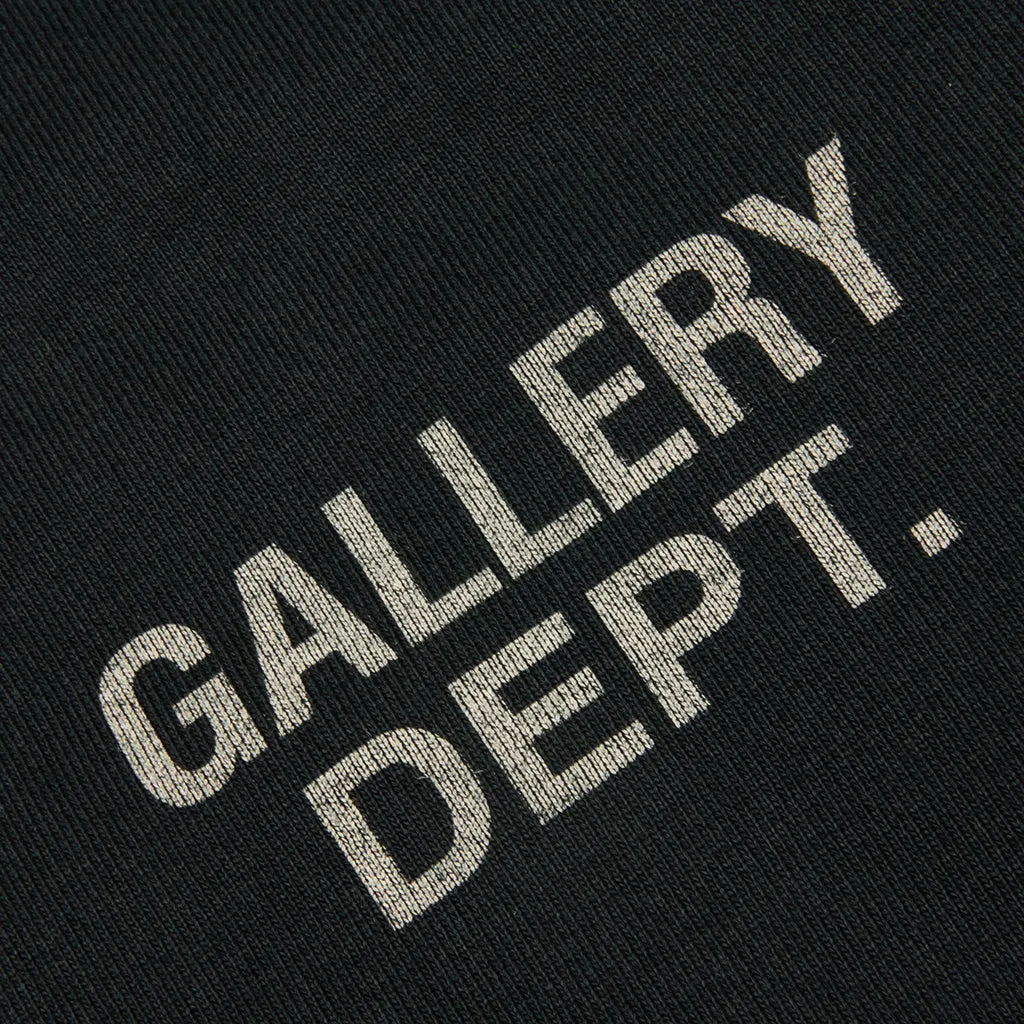 90's GD Logo Hoodie - Vintage Black