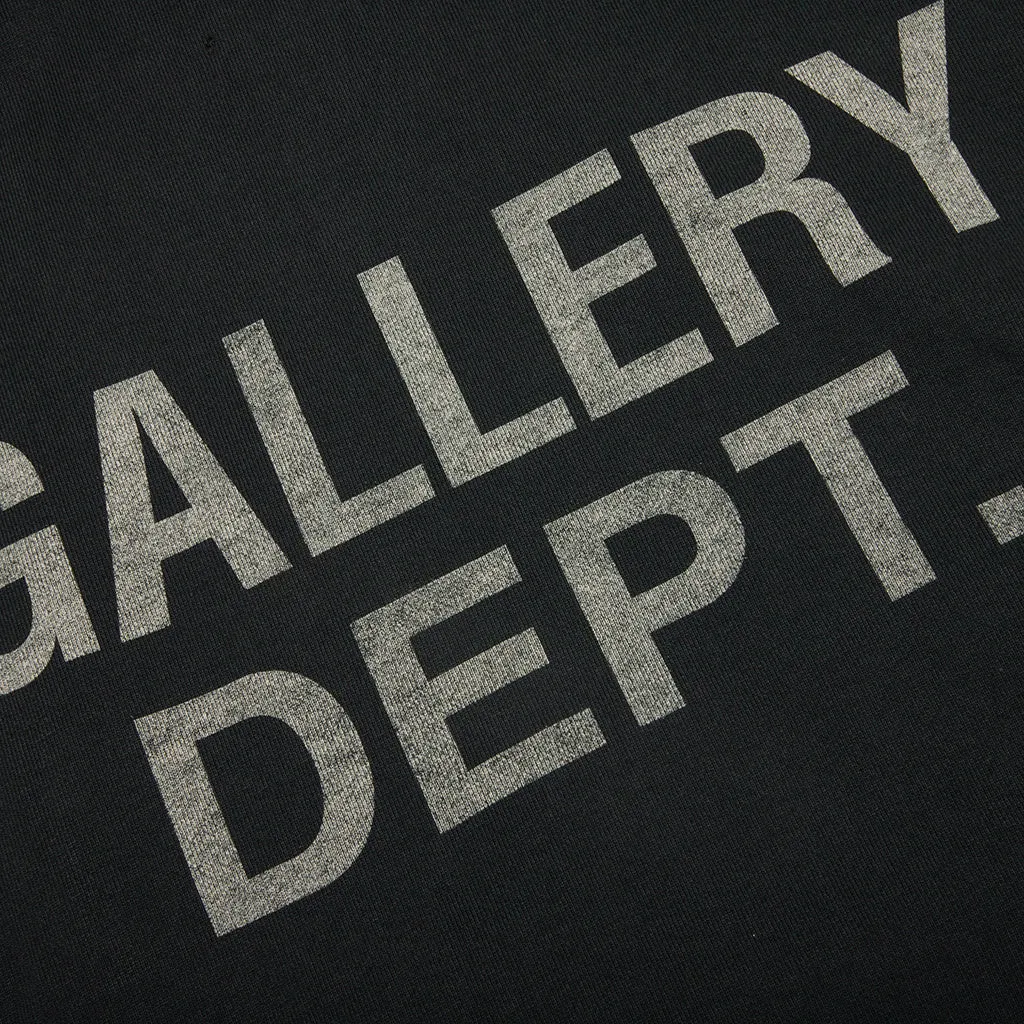 90's GD Logo Hoodie - Vintage Black