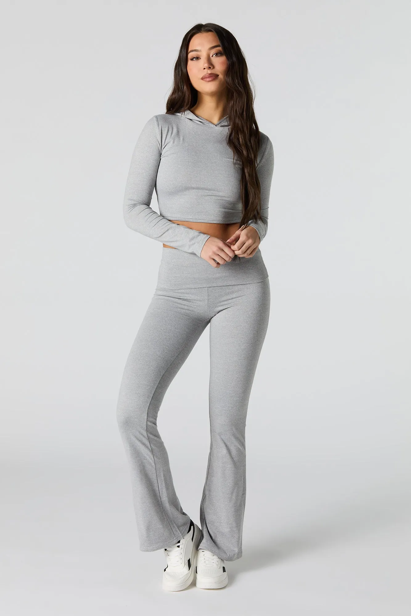 Active Soft Cropped Hoodie
