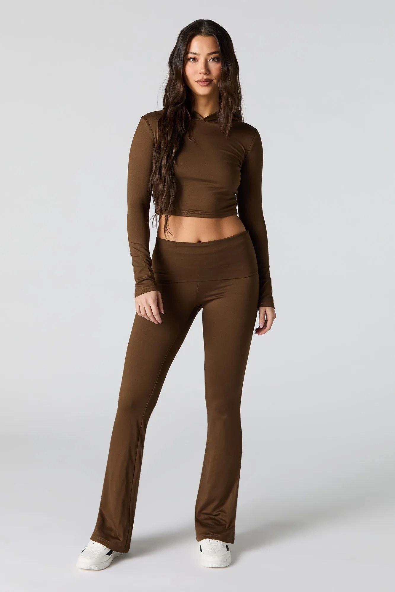 Active Soft Cropped Hoodie