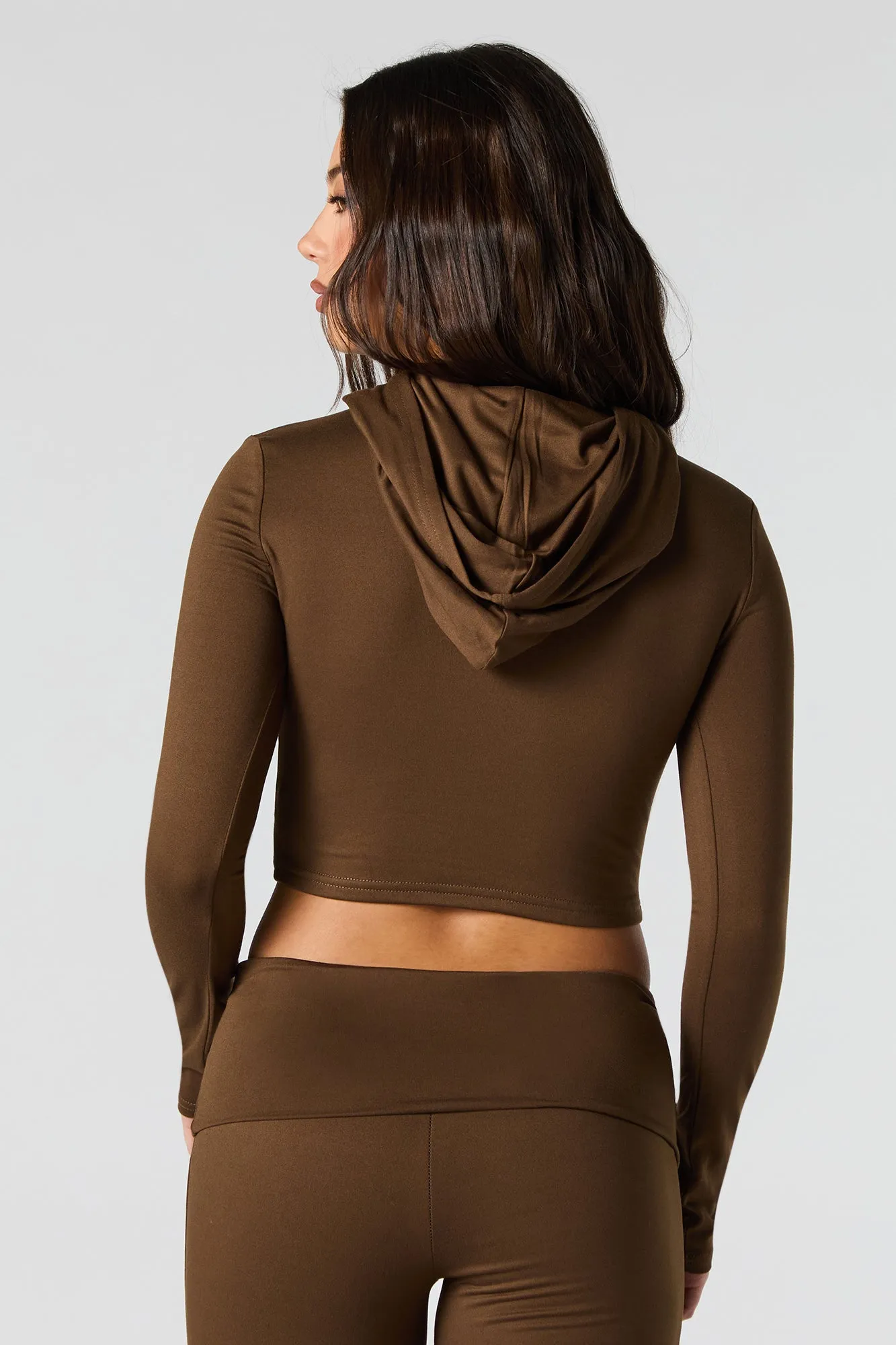 Active Soft Cropped Hoodie
