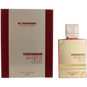 Al Haramain Unisex Eau De Parfum Spray - Enchanting Essence of Amber Oud Ru, 4 oz