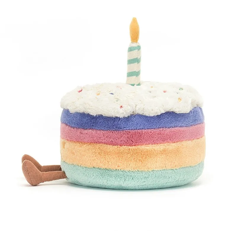Amuseables Rainbow Birthday Cake - Large