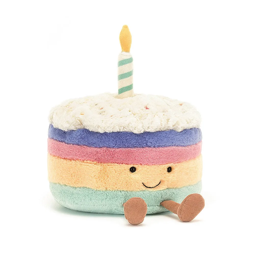 Amuseables Rainbow Birthday Cake - Large