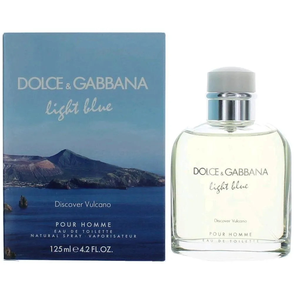 Dolce & Gabbana Light Blue Discover Vulcano cologne for men EDT 4.2 oz New In Bo
