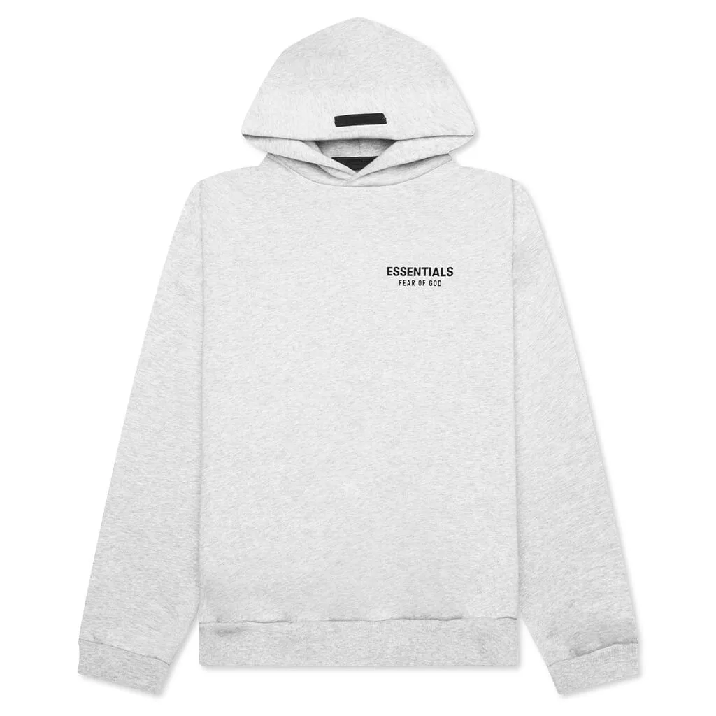 Fleece Hoodie - Light Heather Gray
