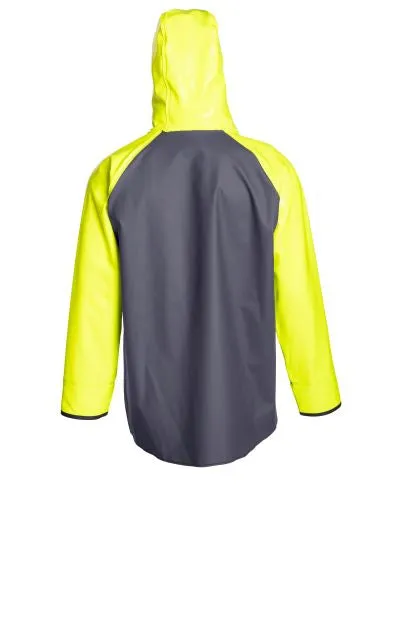 Grundéns Men's Hauler Hi-Vis Waterproof Hooded Jacket
