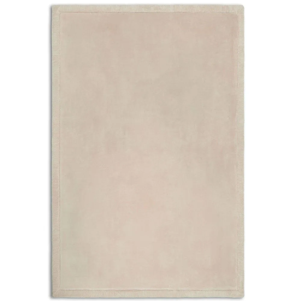Hakuna Matte Coral Velvet Baby Playmat - Beige Soft Memory Foam Nursery Rug 60x80"