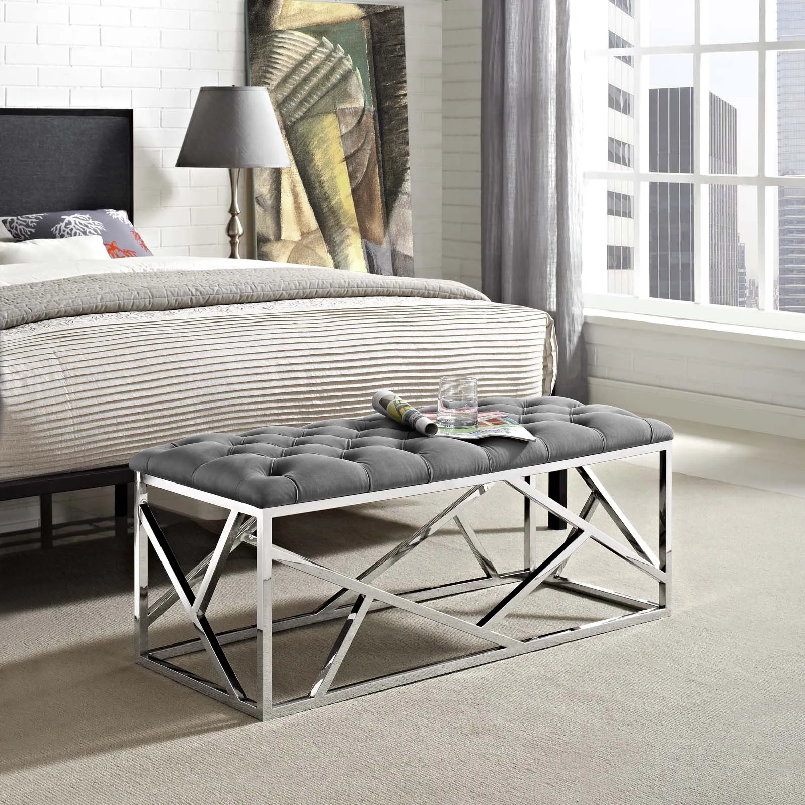 Intersperse Bench by Modway
