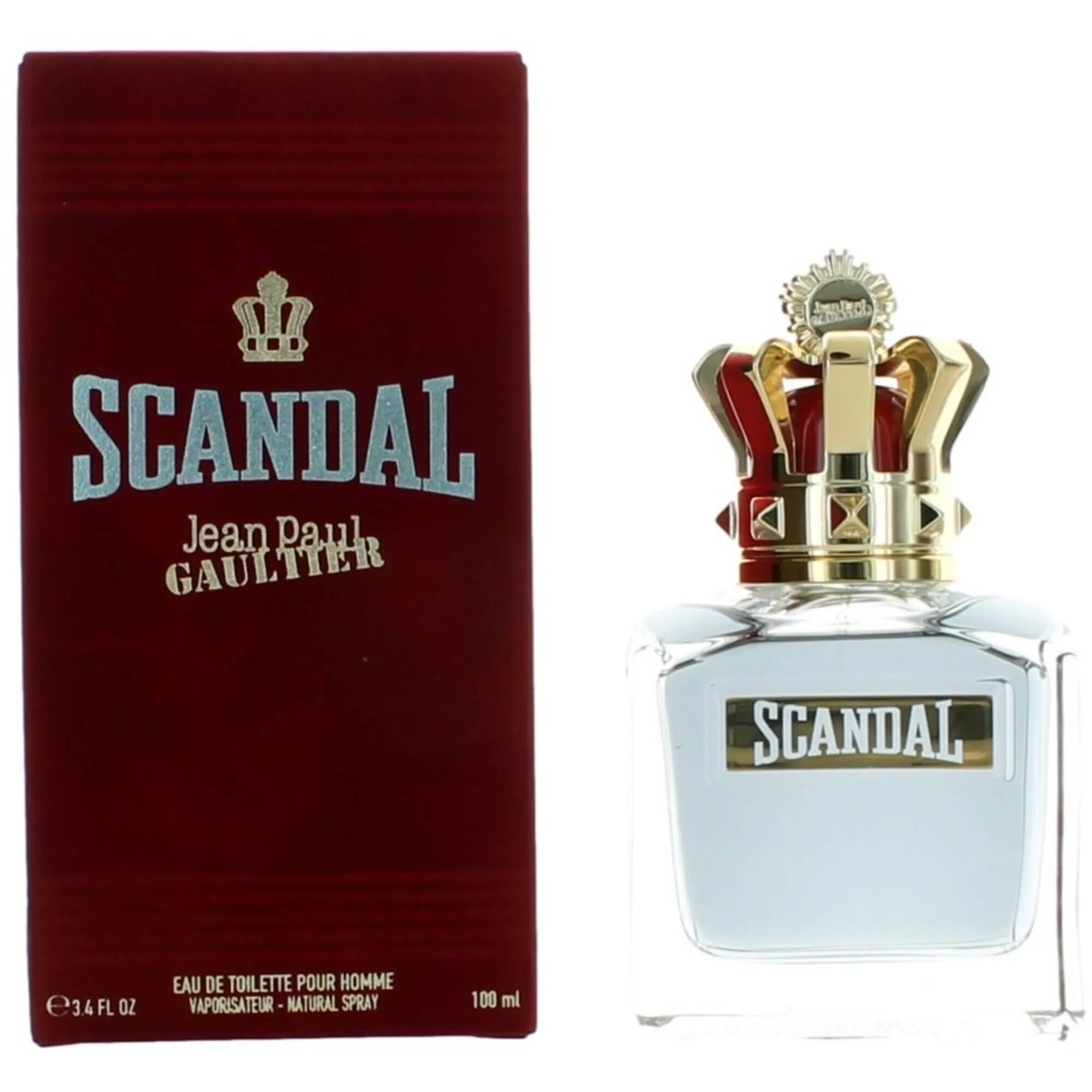 Jean Paul Gaultier Men's Eau De Toilette Spray - Scandal Invigorating Blend, 3.4oz