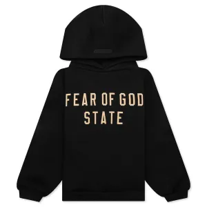 Kid's Fleece Hoodie - Black