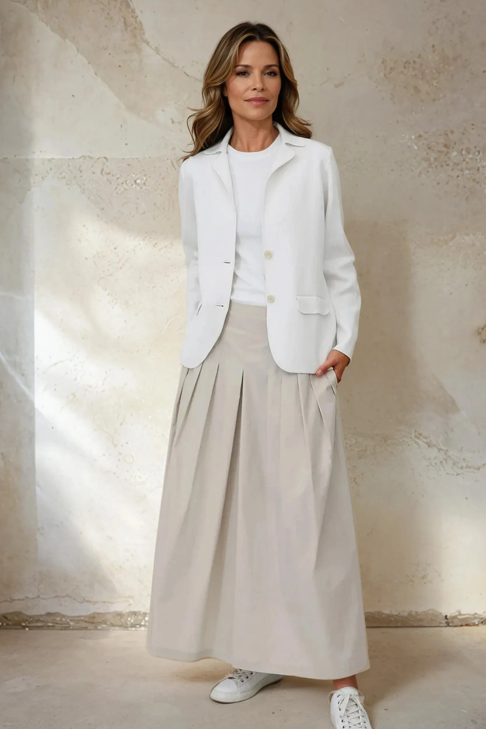LENNOX PIMA COTTON KNIT BLAZER