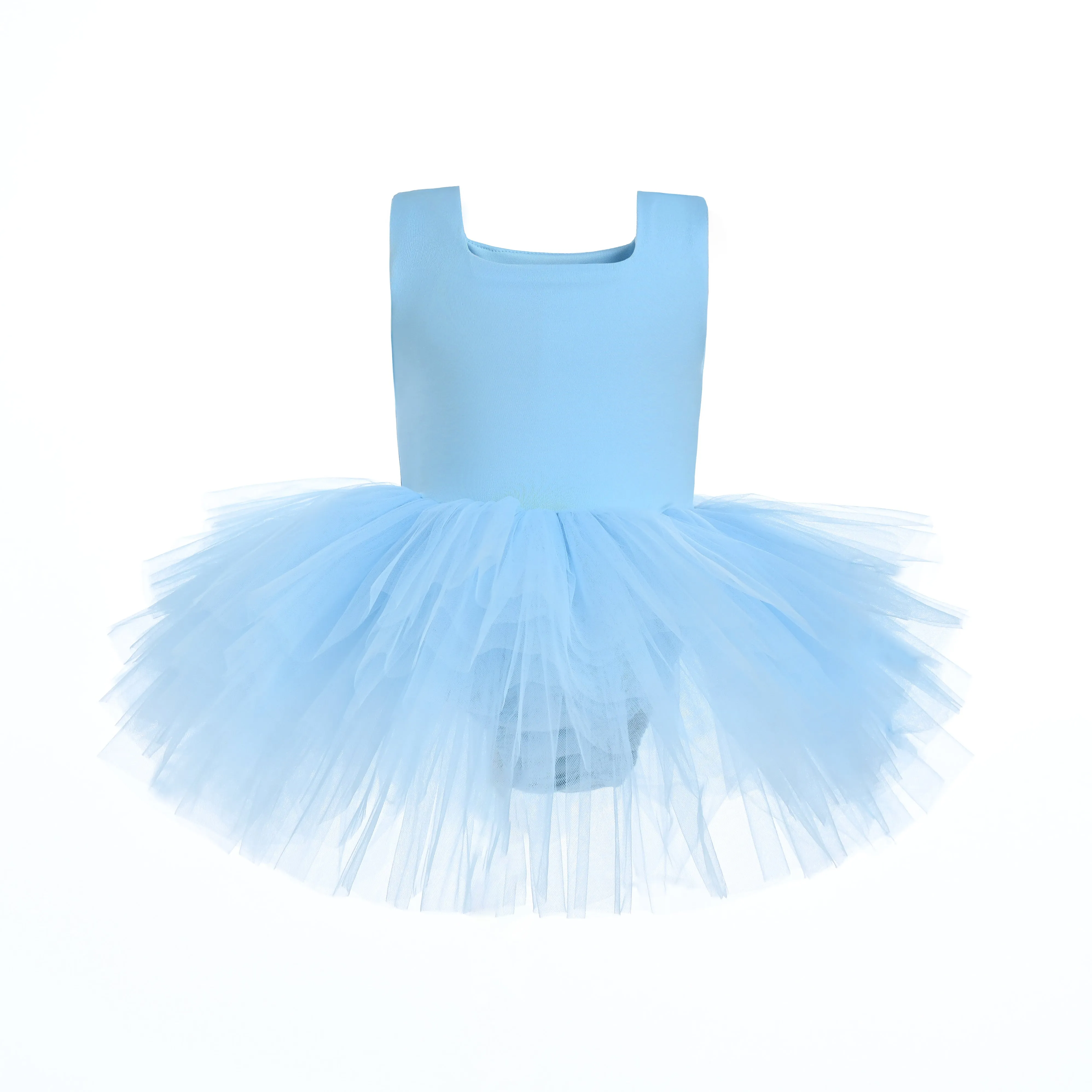 Light Blue Layered Leotard
