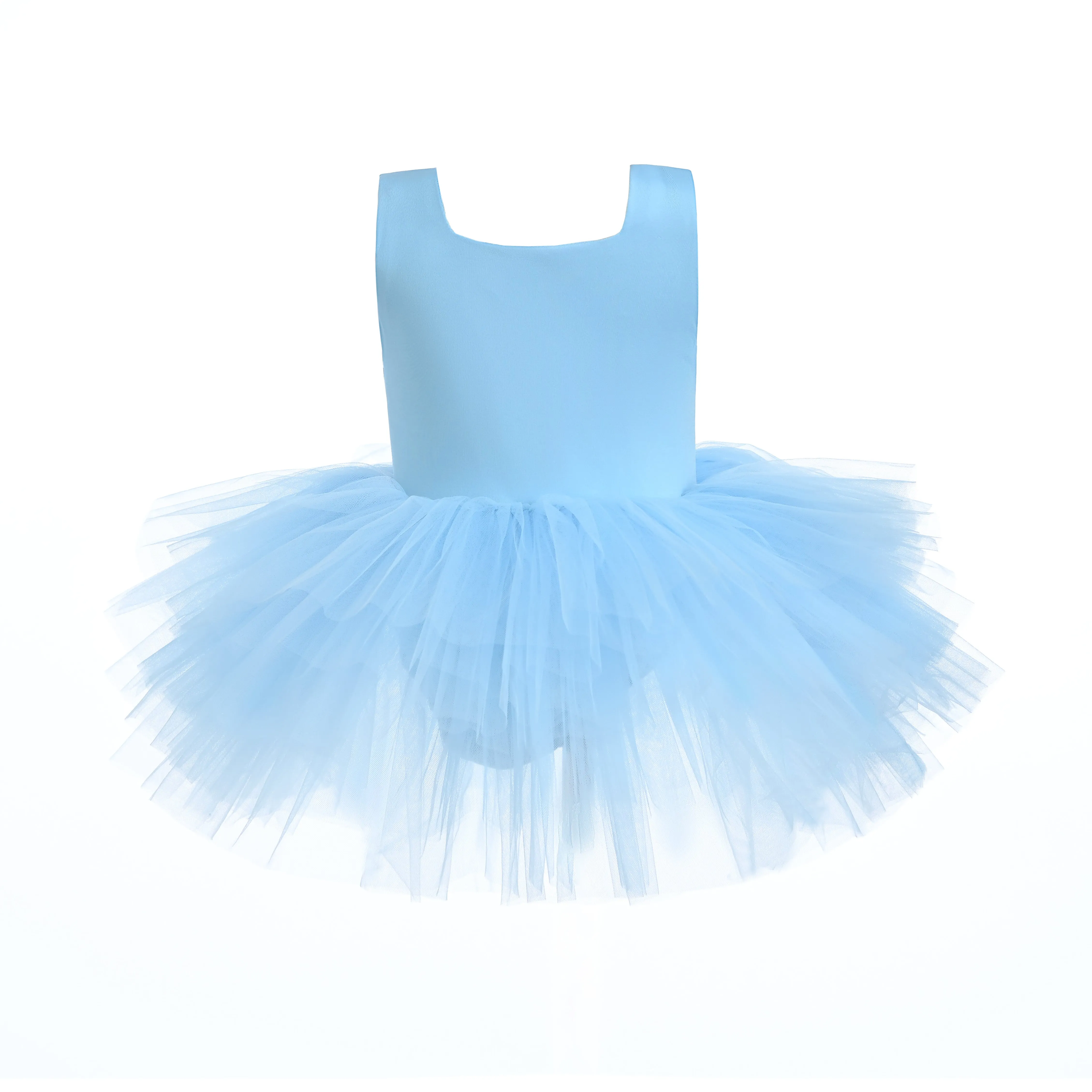 Light Blue Layered Leotard