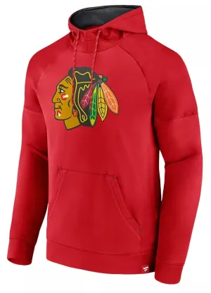 Men's Chicago Blackhawks Fanatics Branded Red Performance Friction Hoodie
