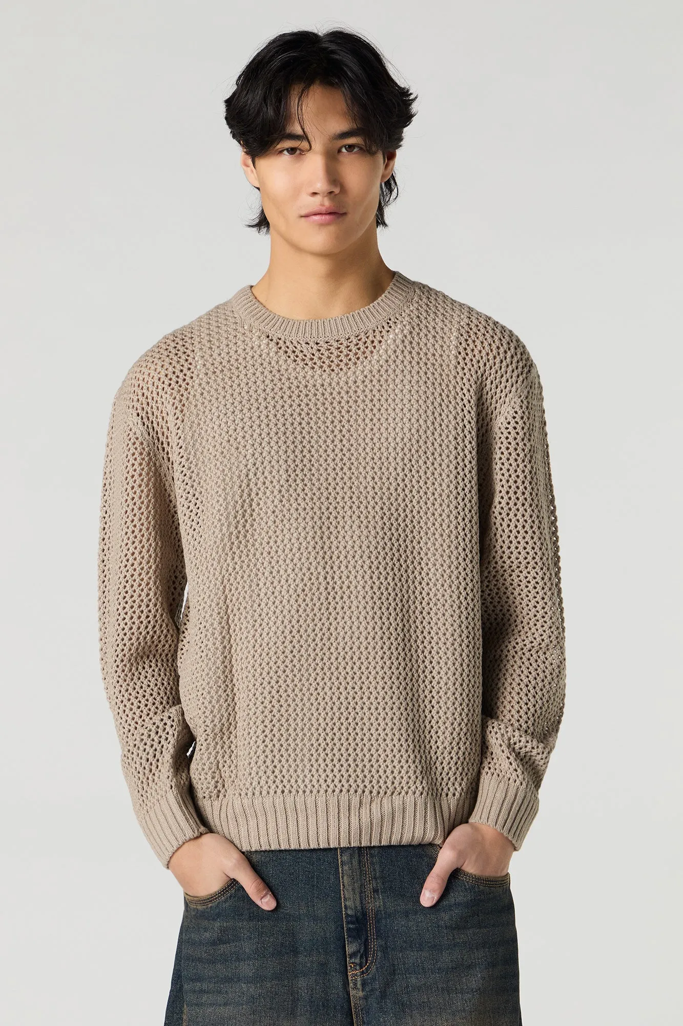 Open Knit Sweater