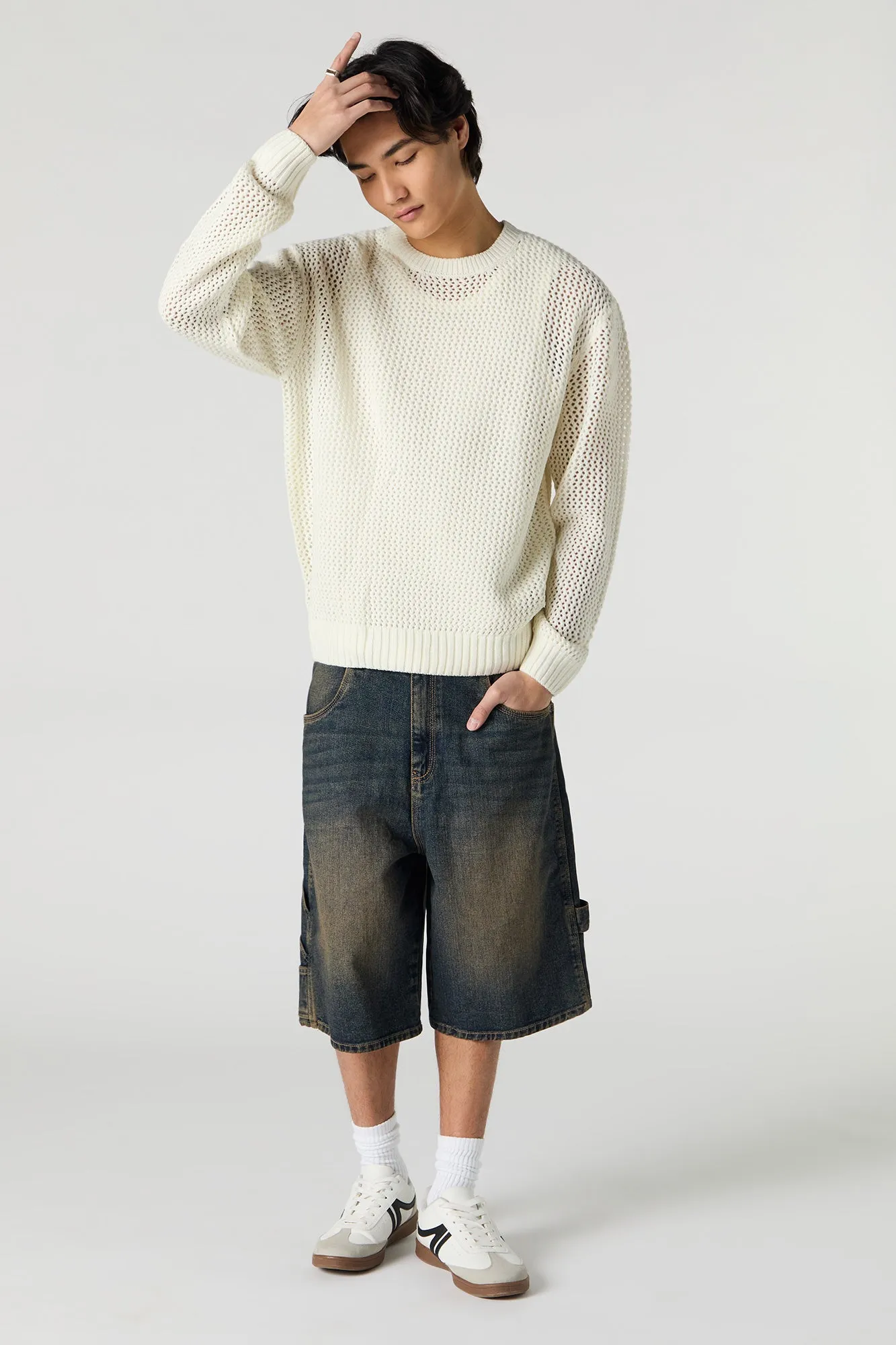 Open Knit Sweater