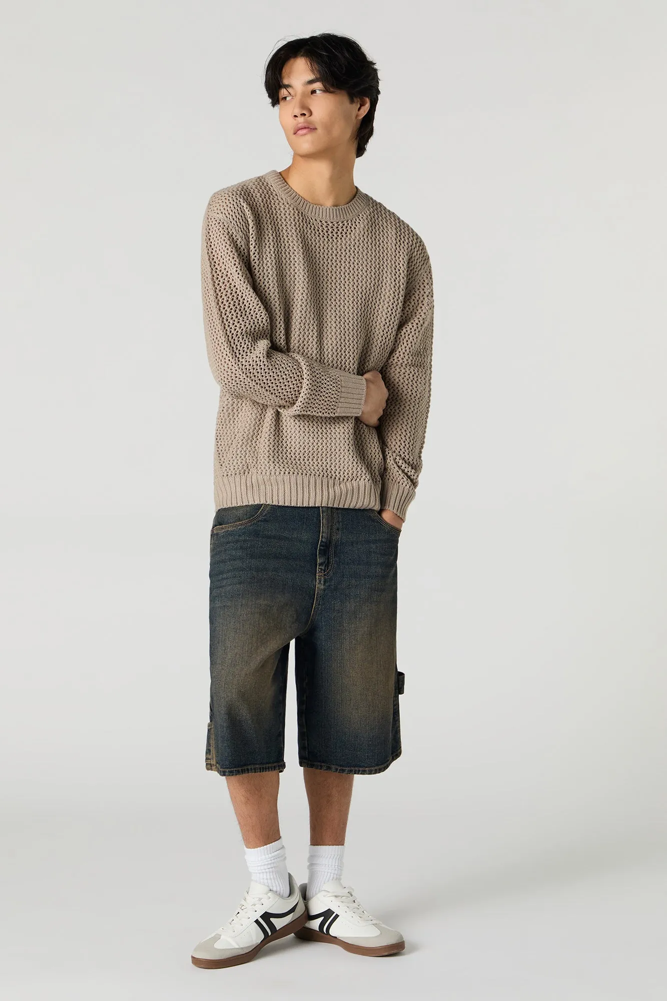 Open Knit Sweater