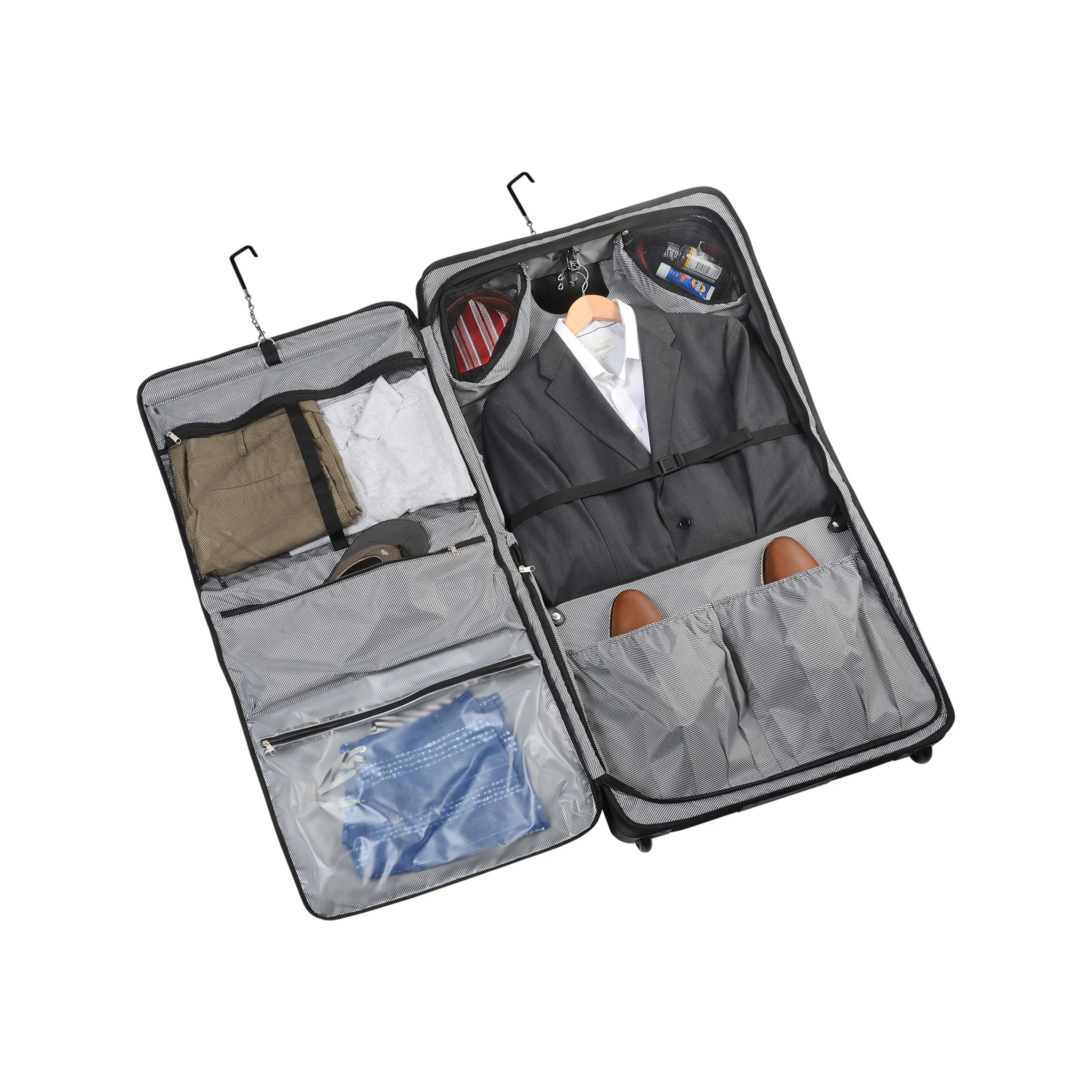 Premium Wheeled Garment Bag with Multiple Pockets 45"