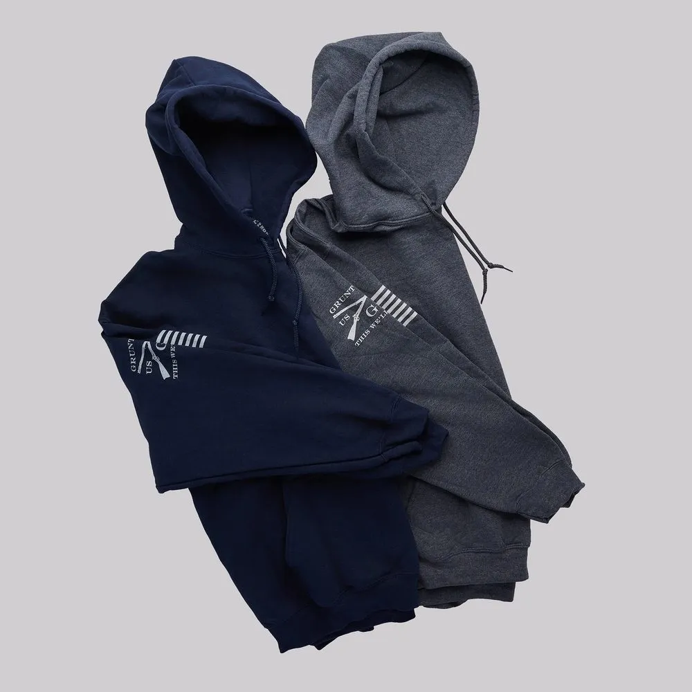 Standard Issue Core Basic Hoodie 2 Pack - Navy & Dark Heather Gray
