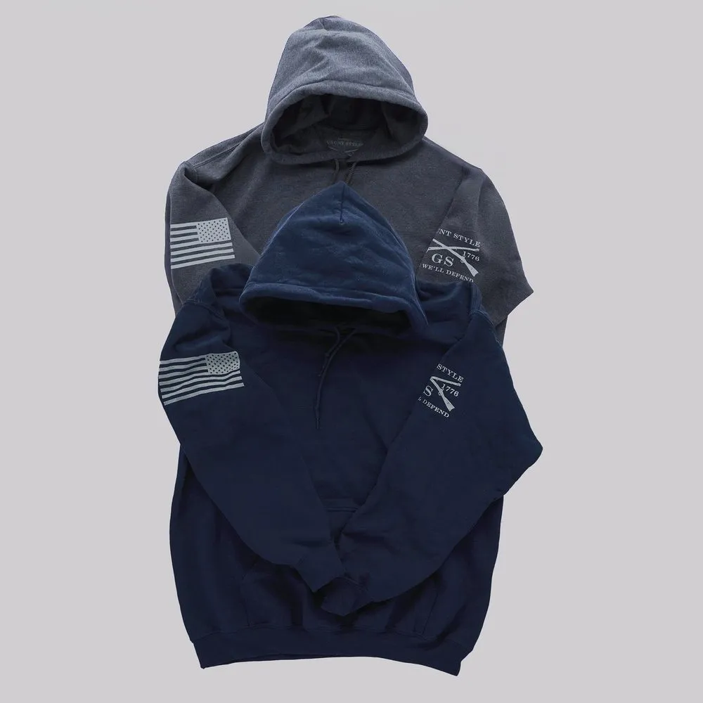 Standard Issue Core Basic Hoodie 2 Pack - Navy & Dark Heather Gray