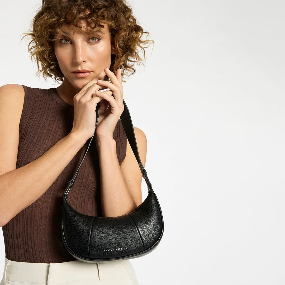 Status Anxiety Solus Shoulder Bag Black