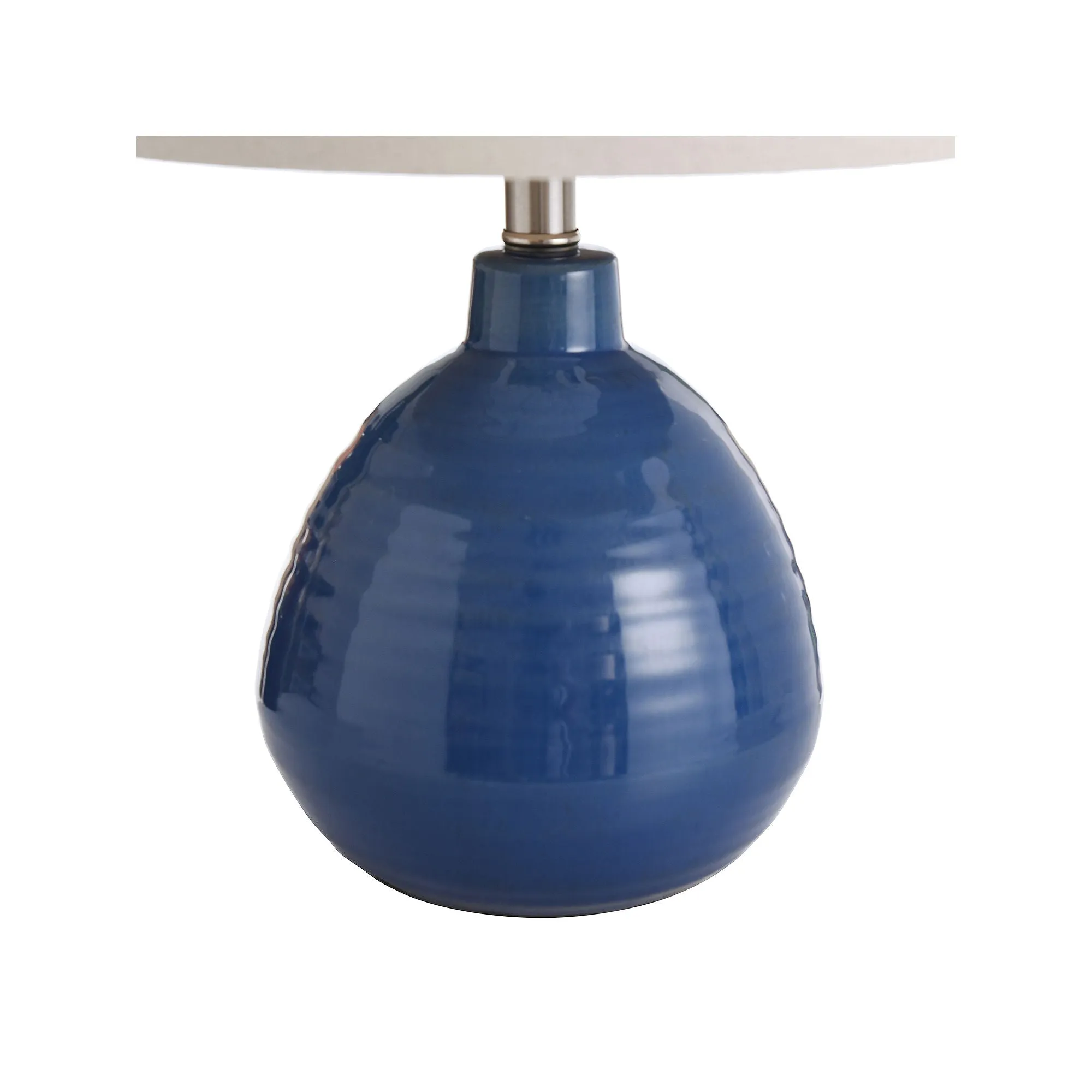 Stylecraft 12 W Sailor Navy Blue Ceramic Table Lamp - SAILOR NAVY BLUE ONE SIZE