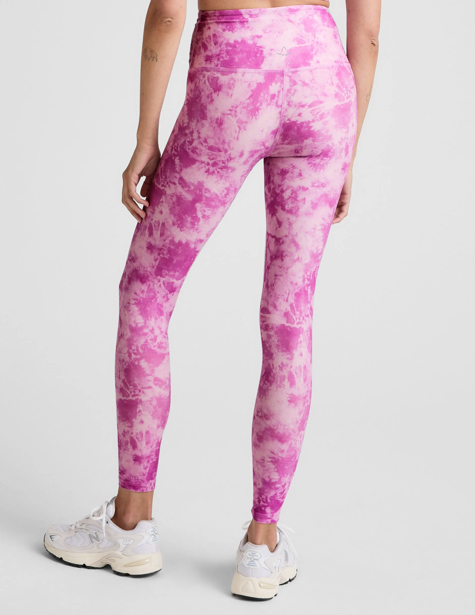 Sunset Violet Icedye SoftMark High Waisted Midi Legging