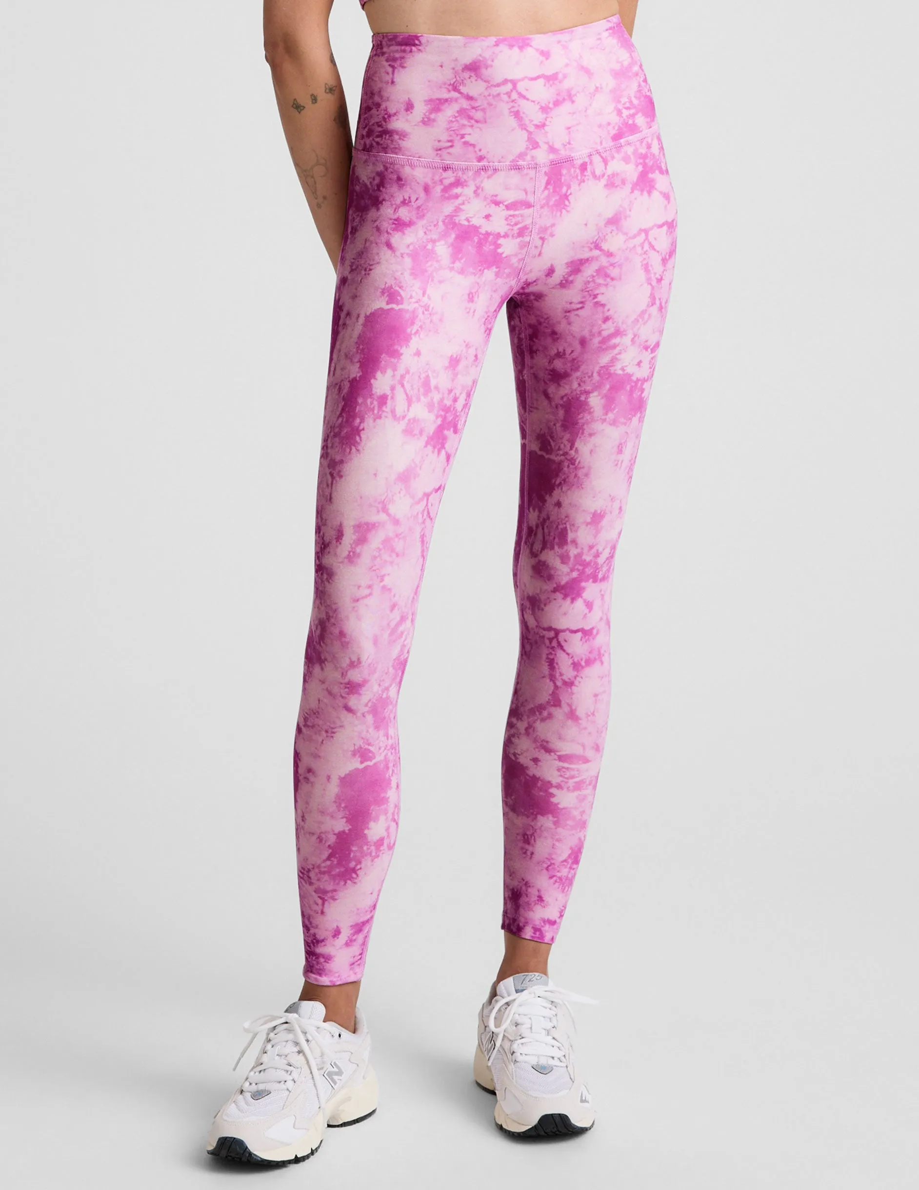 Sunset Violet Icedye SoftMark High Waisted Midi Legging