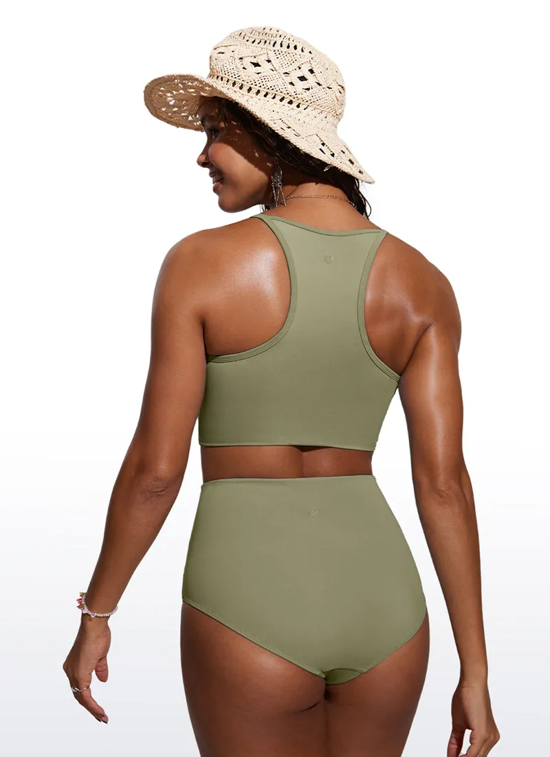 Sunshine Bikini Top High Neck