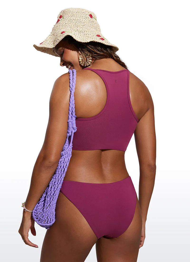 Sunshine Bikini Top High Neck