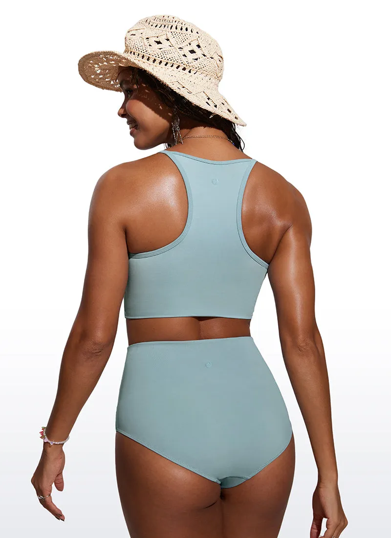 Sunshine Bikini Top High Neck