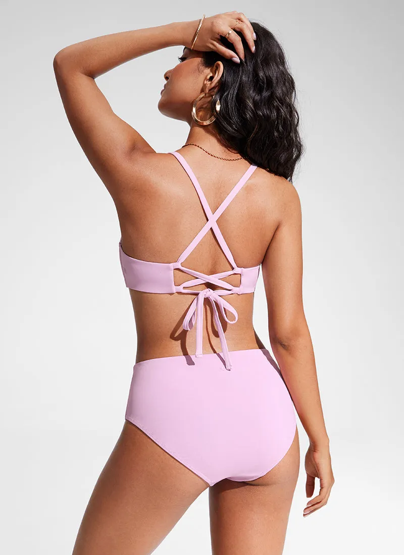 Sunshine Bikini Top Lace Up