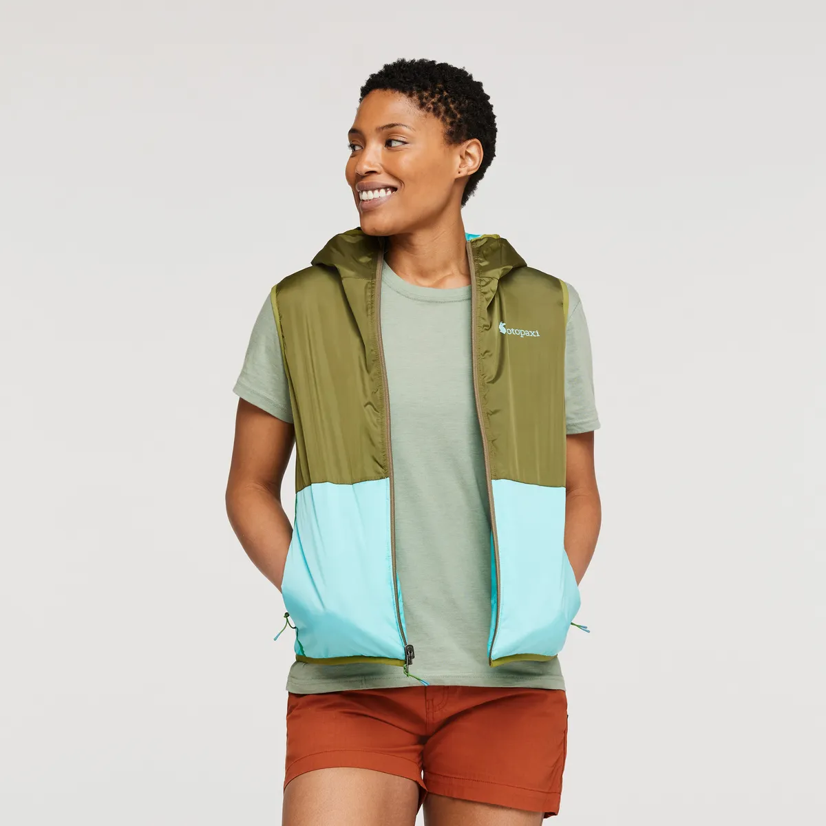 Teca Cálido Reversible Hooded Vest - Women's