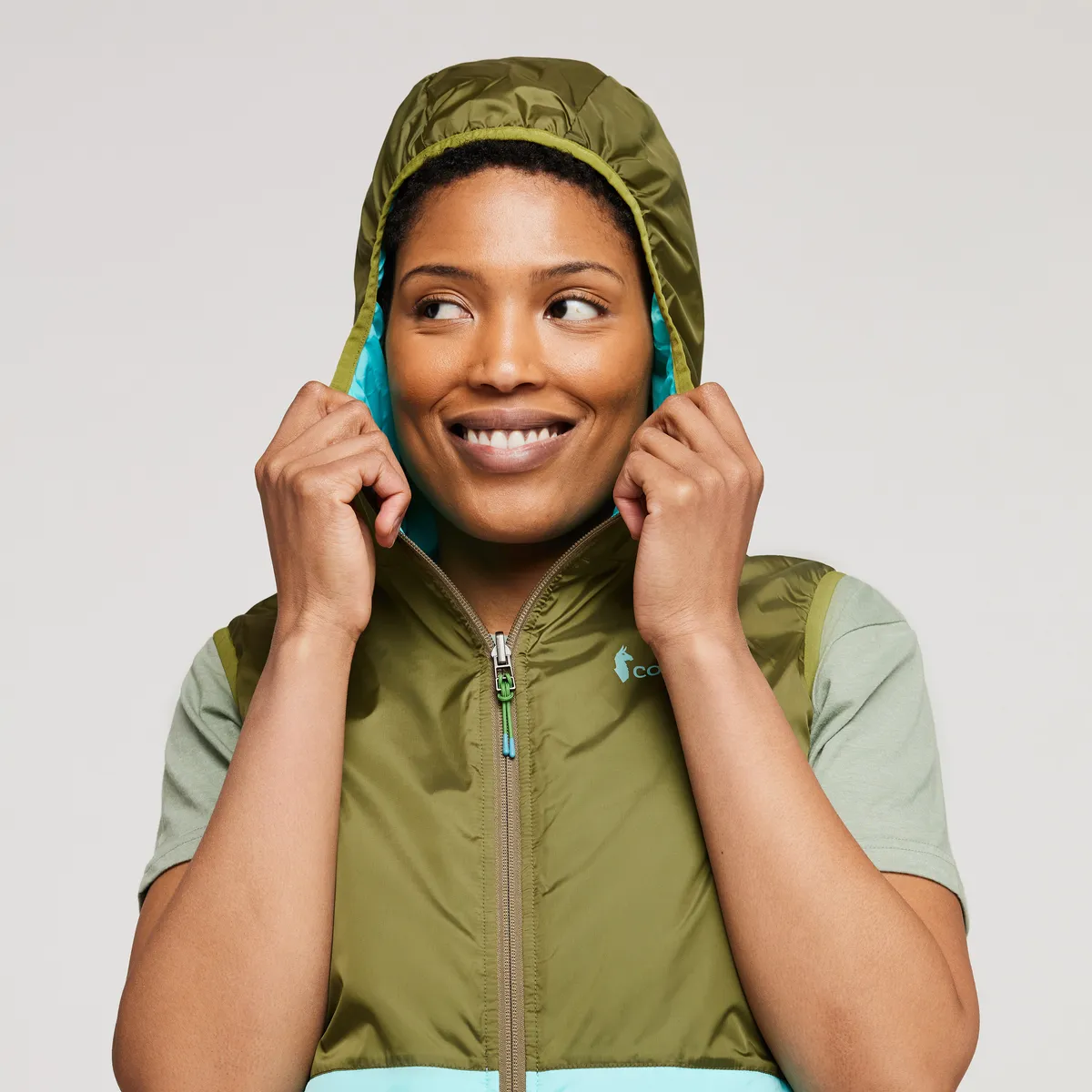 Teca Cálido Reversible Hooded Vest - Women's