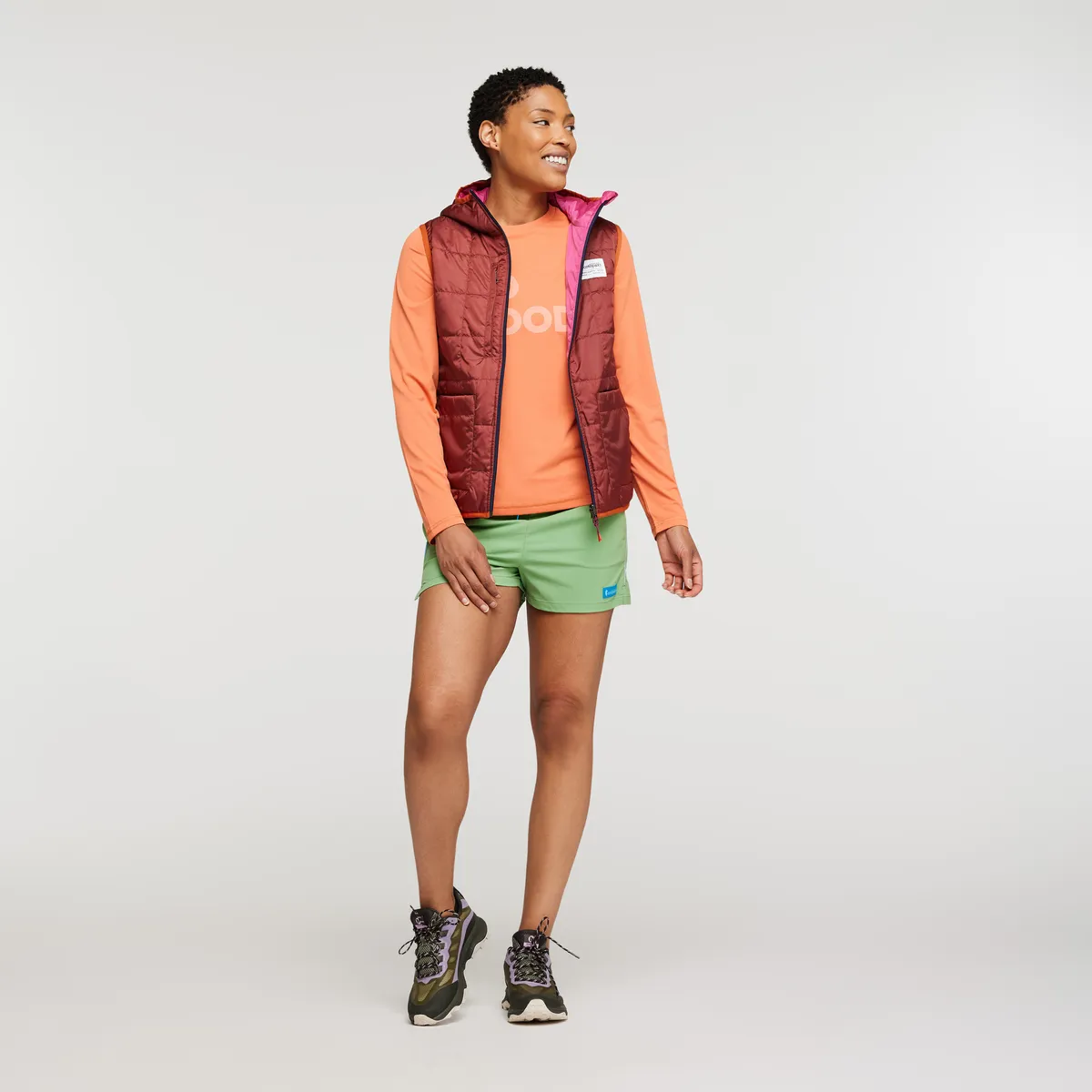 Teca Cálido Reversible Hooded Vest - Women's