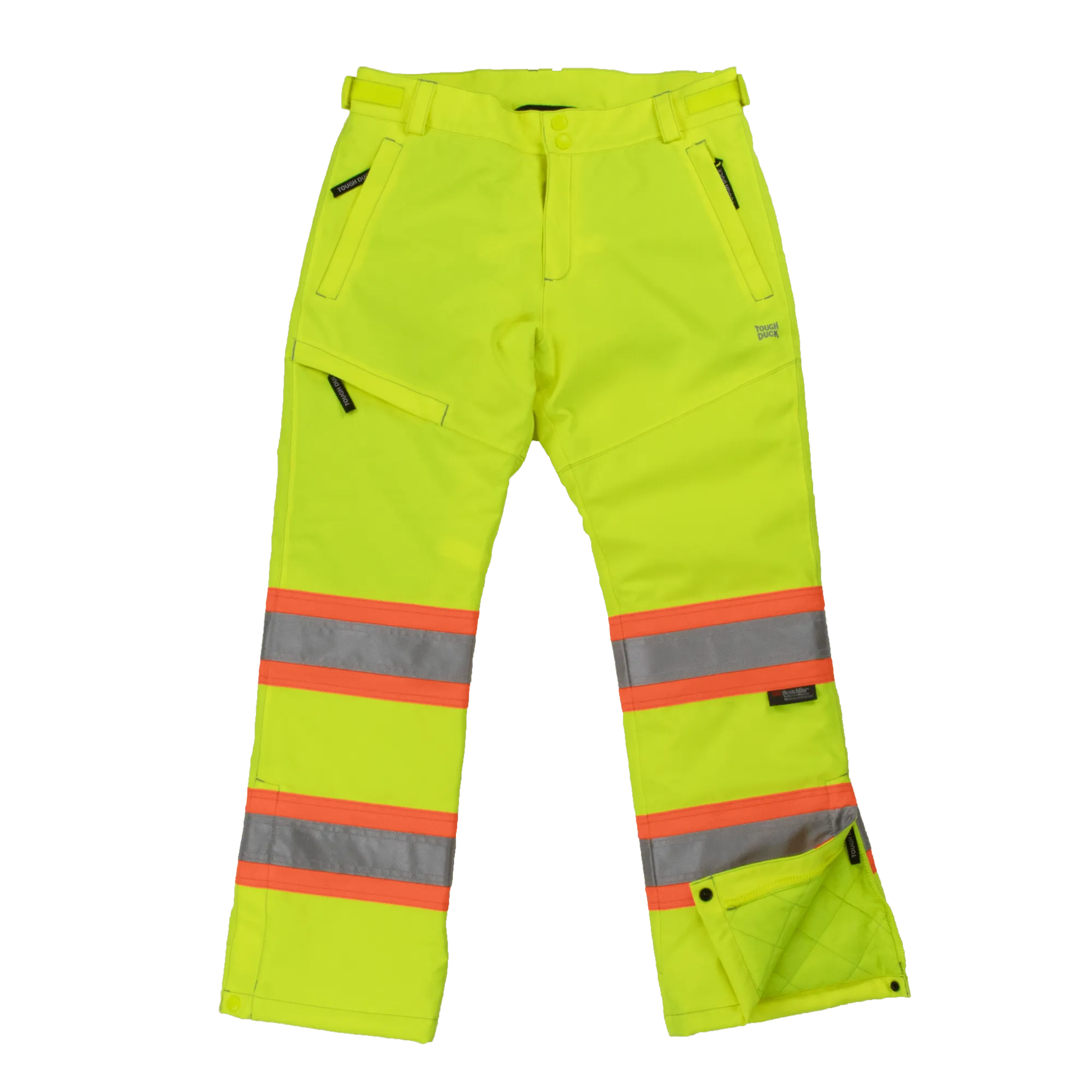 Tough Duck Women's Insulated Flex Class E Hi-Vis Waterproof Safety Pant